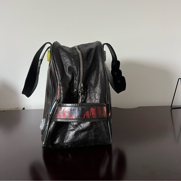 Authenticated - John Galliano - 90s Bottle Cap Handle Bag Purse - Picture 3 of 14